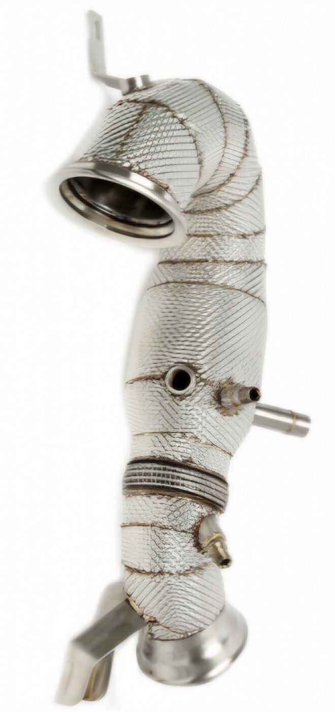 RVS DOWNPIPE SPORT KAT HITTESCHILD MERCEDES W222 S450 & S500 EQ BOOST 4 MATIC 2017 - 2020