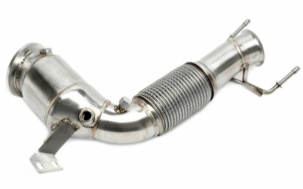 RVS DOWNPIPE MET 200 CELLS SPORT KAT BMW X2 F39 20i & XDRIVE 2.0T 2016 - 2019