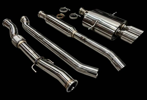 CATBACK SYSTEEM RVS 2.5 INCH NON RESONATED MINI COOPER S R56 - R57 - R58 N14 - N18 1.6L TURBO 2006 - 2013