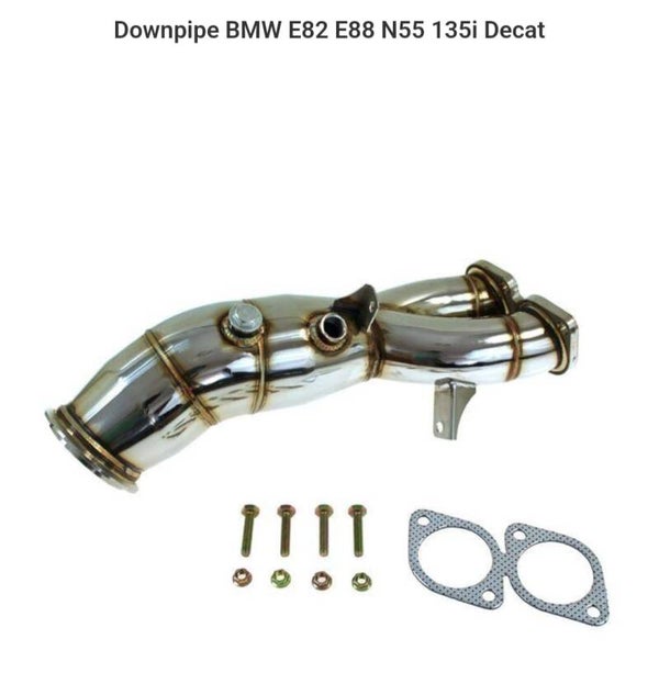 DOWNPIPE CATLES BMW E90 / E92 / E93 335i & 135i N55 SINGLE TURBO E82 - E88