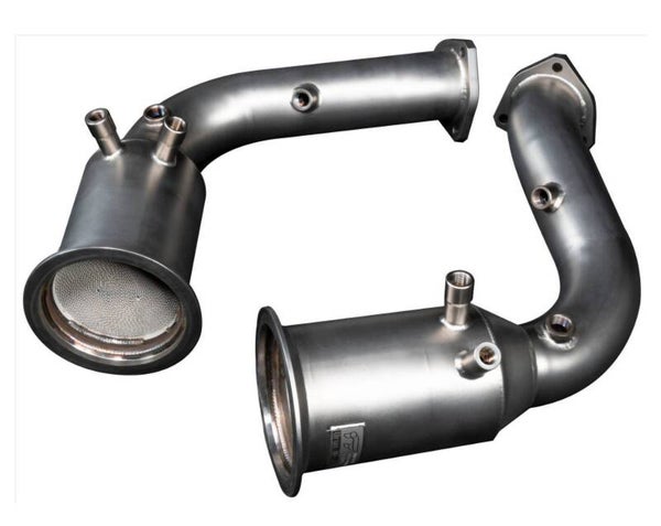 IPE INNOTECH PERFORMANCE EXHAUST DOWNPIPES SPORT KATS AUDI RSQ8 4.0T 2020+ " OPF VERSIE "