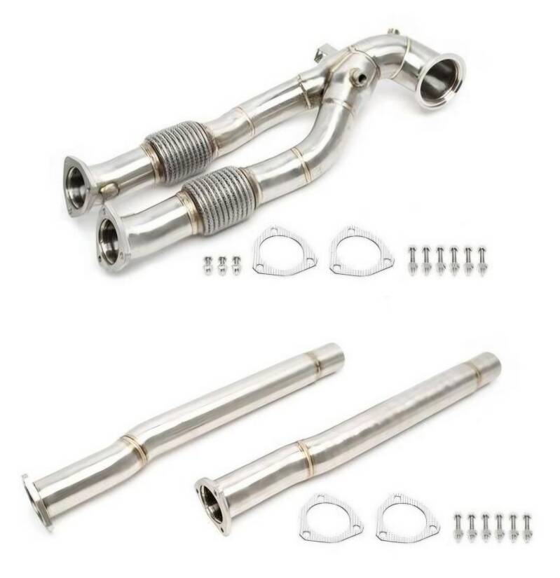 RVS DOWNPIPE SET 200 CELLS SPORT KATS AUDI RS3 8V - TTRS - RSQ3 2017+