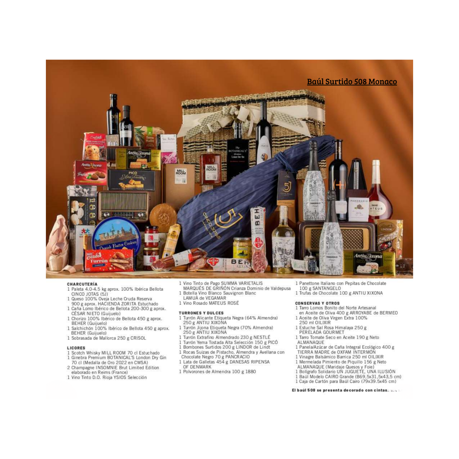 Baul Surtido 508 Mónaco