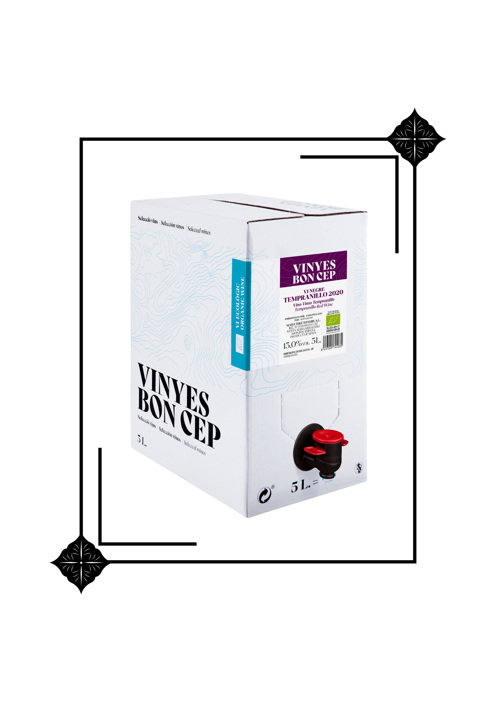 Vi Negre "Bon Cep" Tempranillo Eco 2025 5 litres