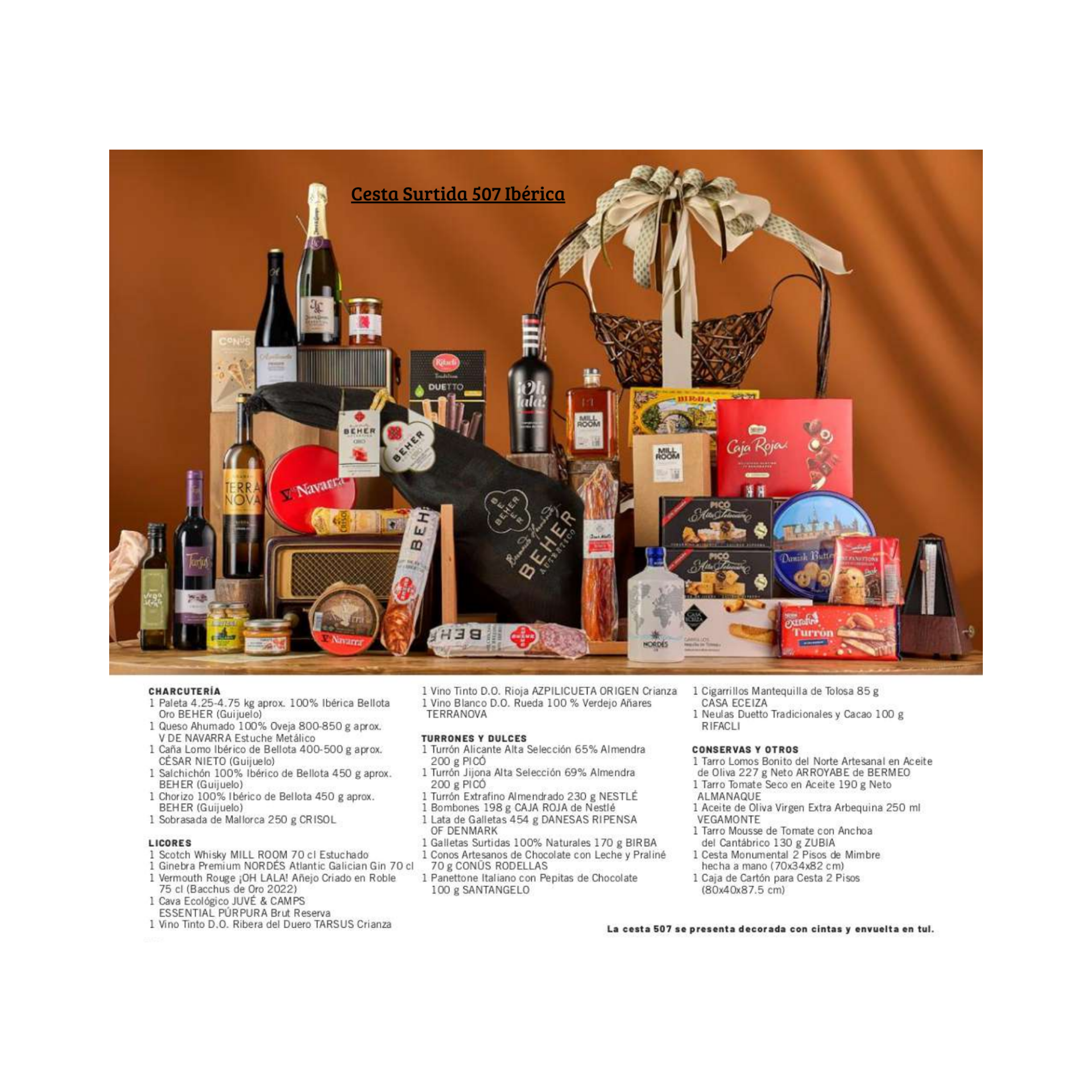 Cesta Surtida 507 Ibérica