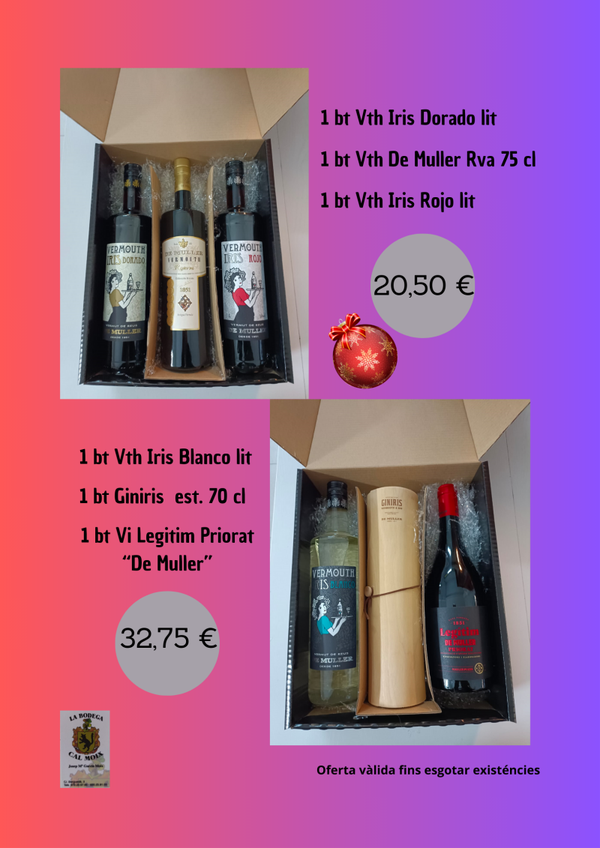 Cajas 3 botellas "Personalizadas"