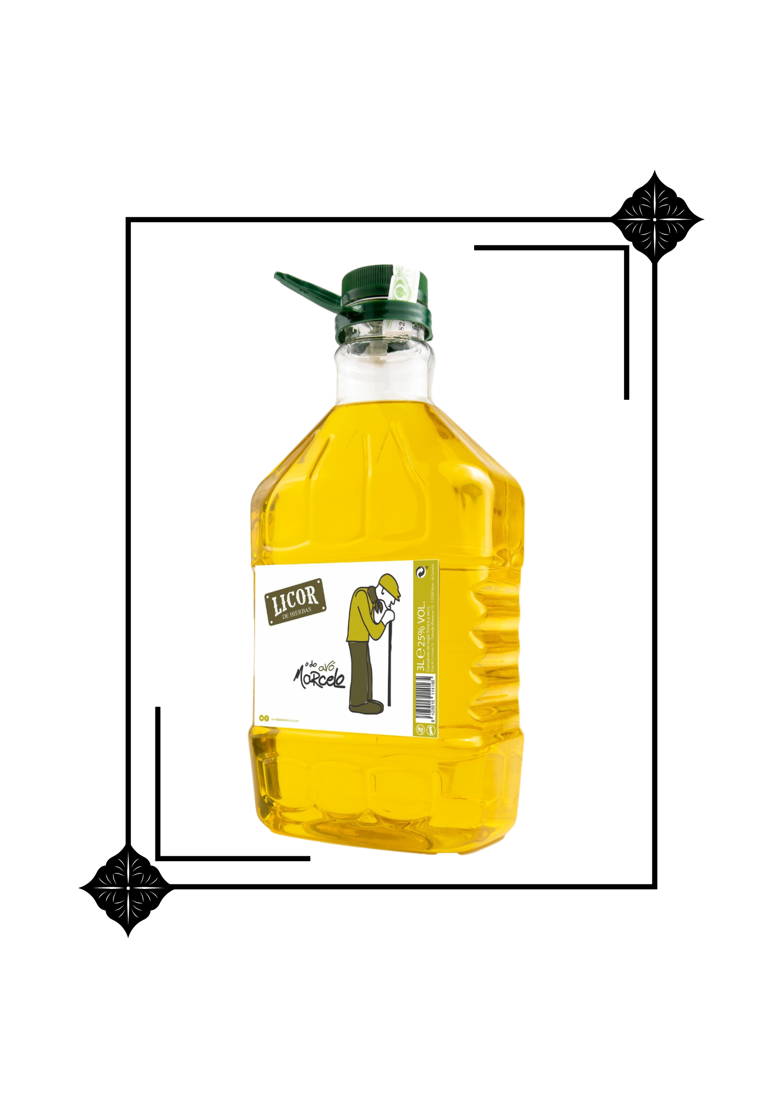 Licor de Hierbas O do Avó Marcelo 3 litres 25º