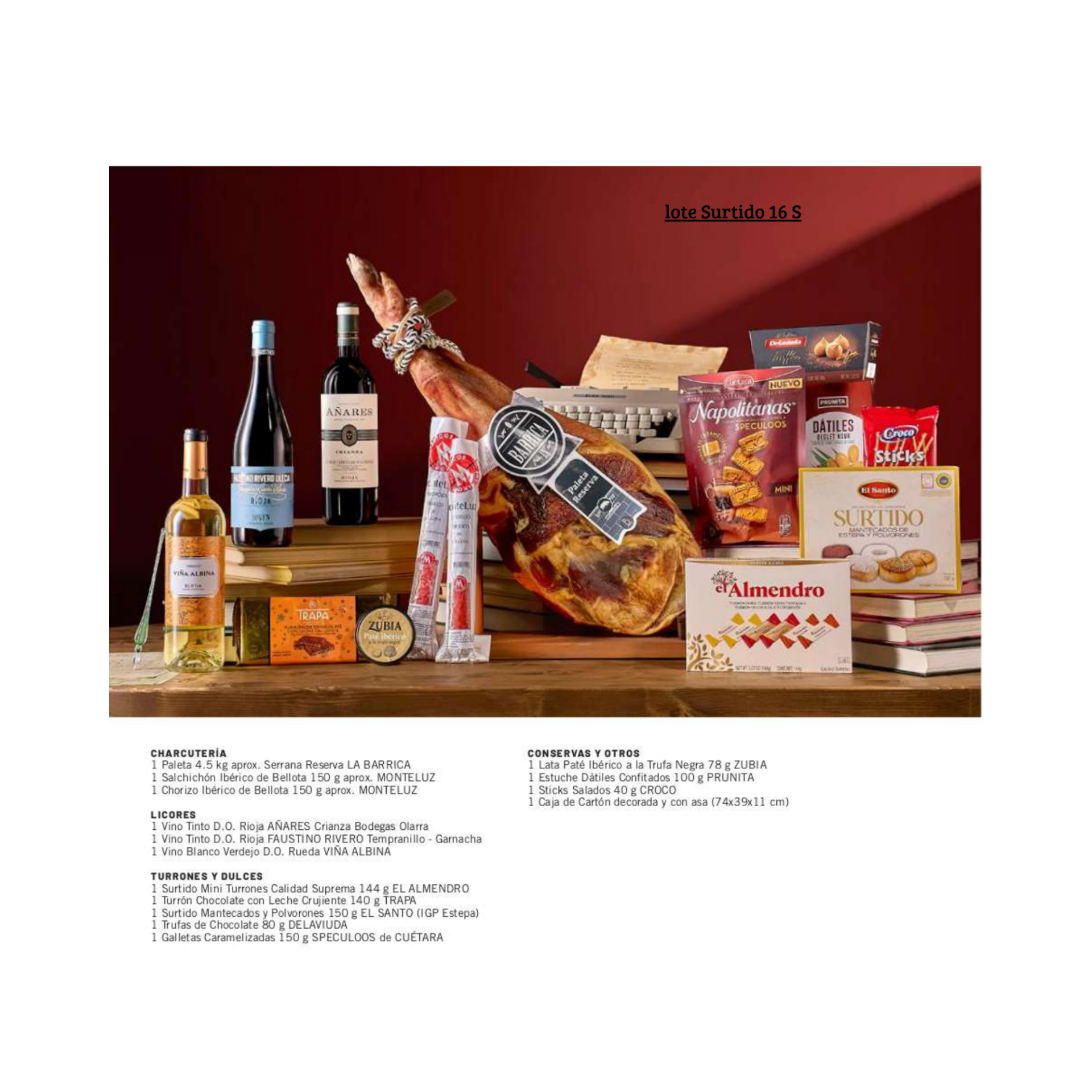 Lote Surtido 16 S