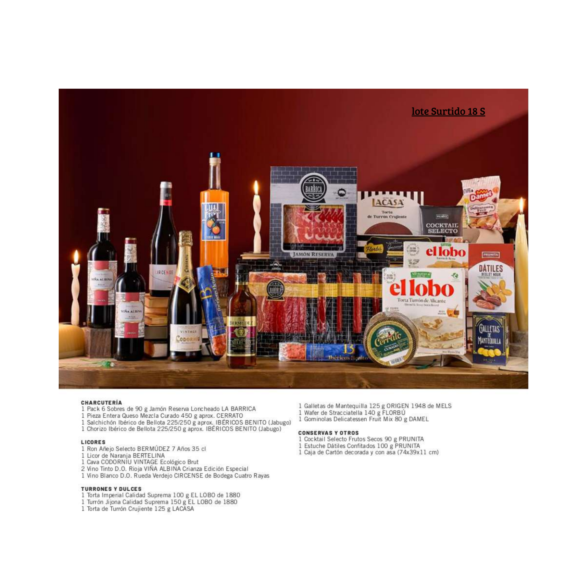 Lote Surtido 18 S