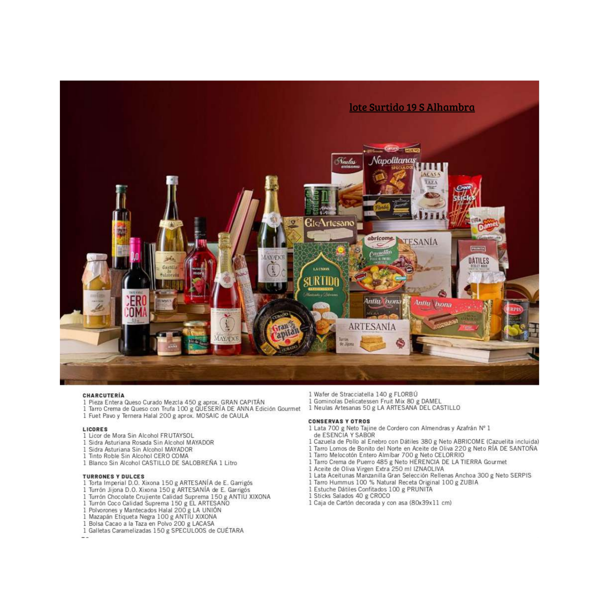 Lote Surtido 19 S Alhambra
