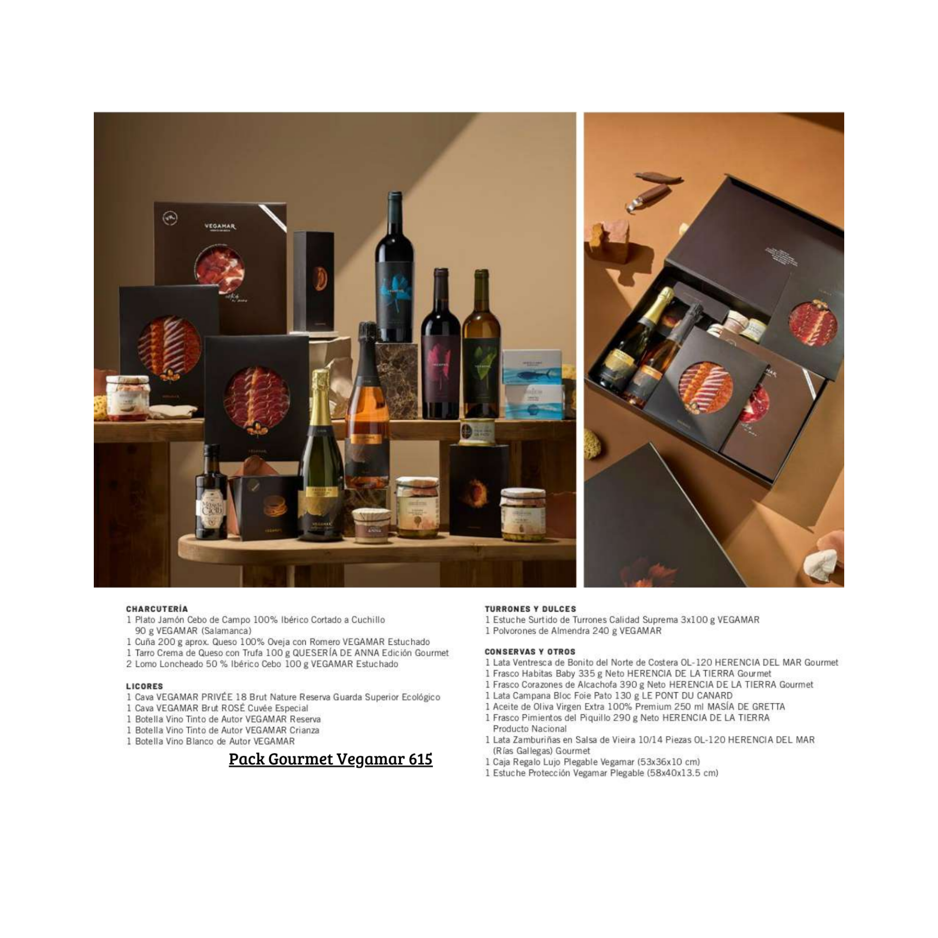 Pack Gourmet Vegamar 615