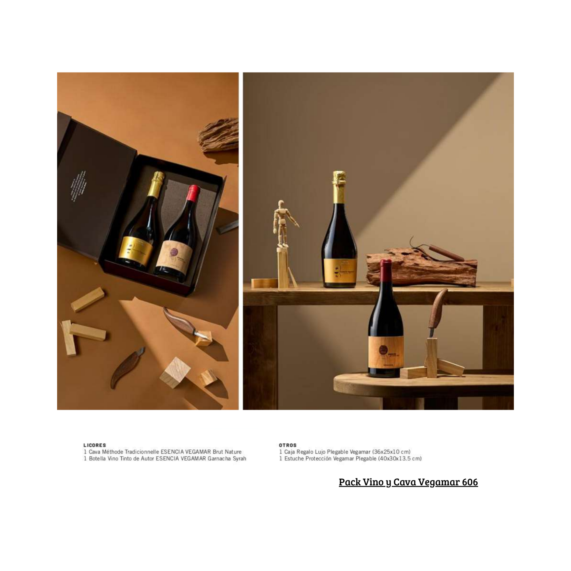 Pack Vino y Cava Vegamar 606