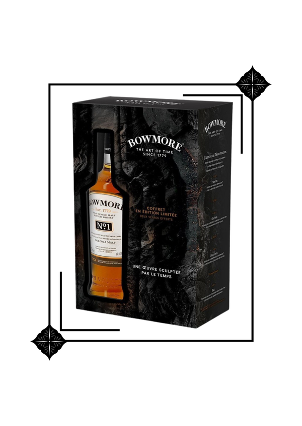 Bowmore nº 1    70 cl  40º + 2 glasses