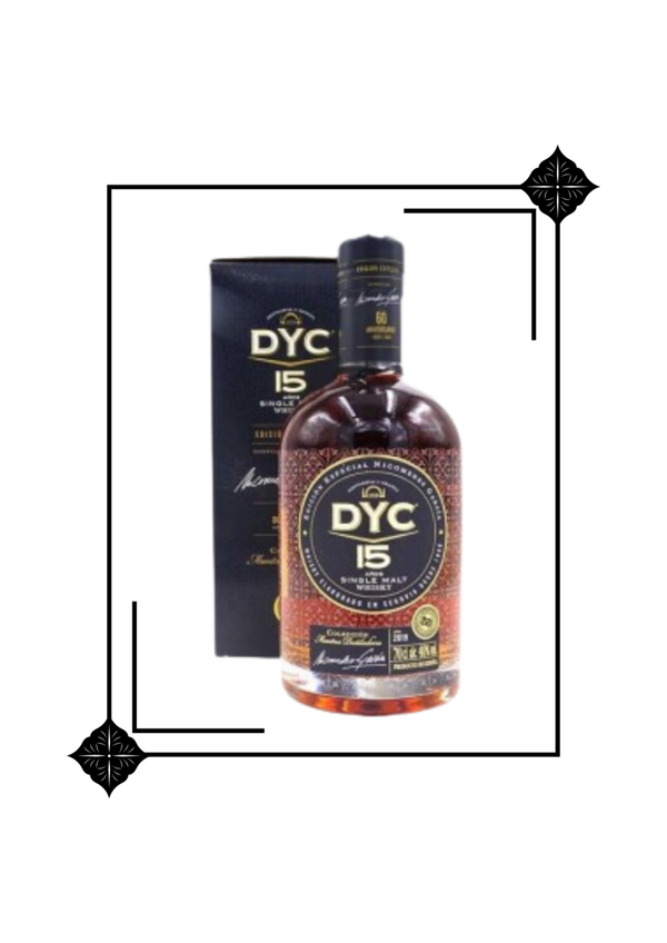 Whisky Dyc 15 anys 40º 70 cl "60 aniversari"