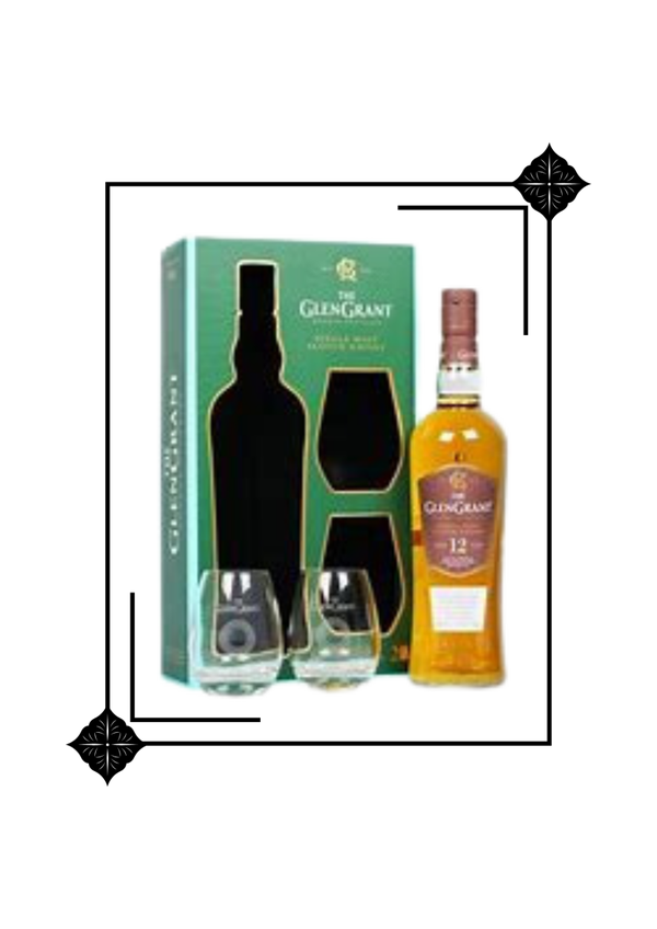 The Glen Grant 70 cl + 2 glasses
