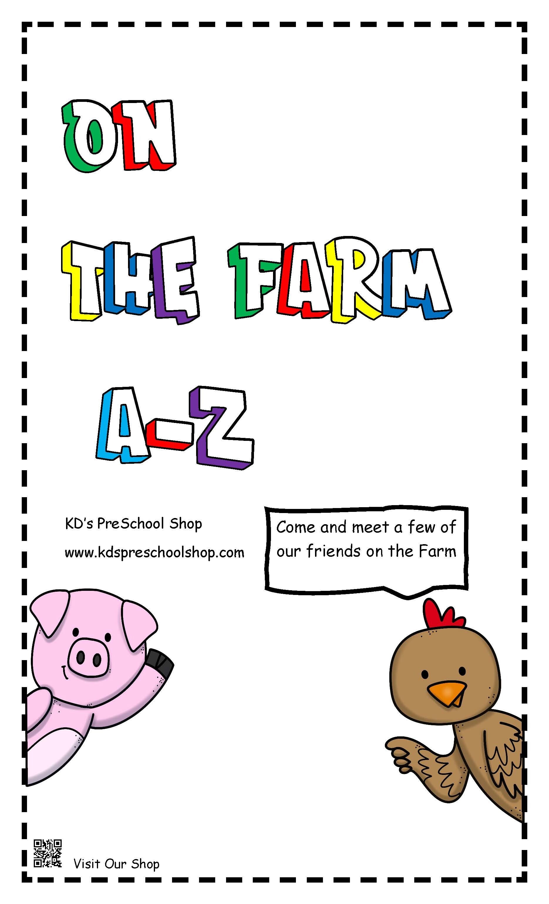 On The Farm A-Z Workbook