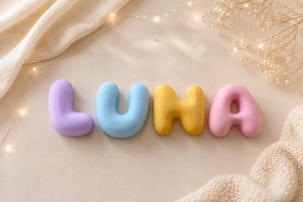 Bubble letters - 8cm