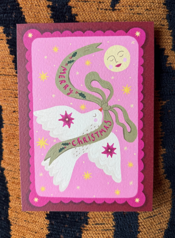 Kerstkaart Merry christmas A6