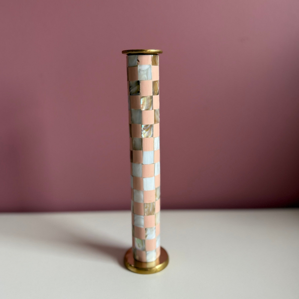 Candleholder brass mop