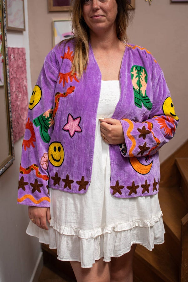 The "Ella Jacket" velvet