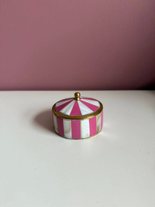 Treasure box brass mop pink