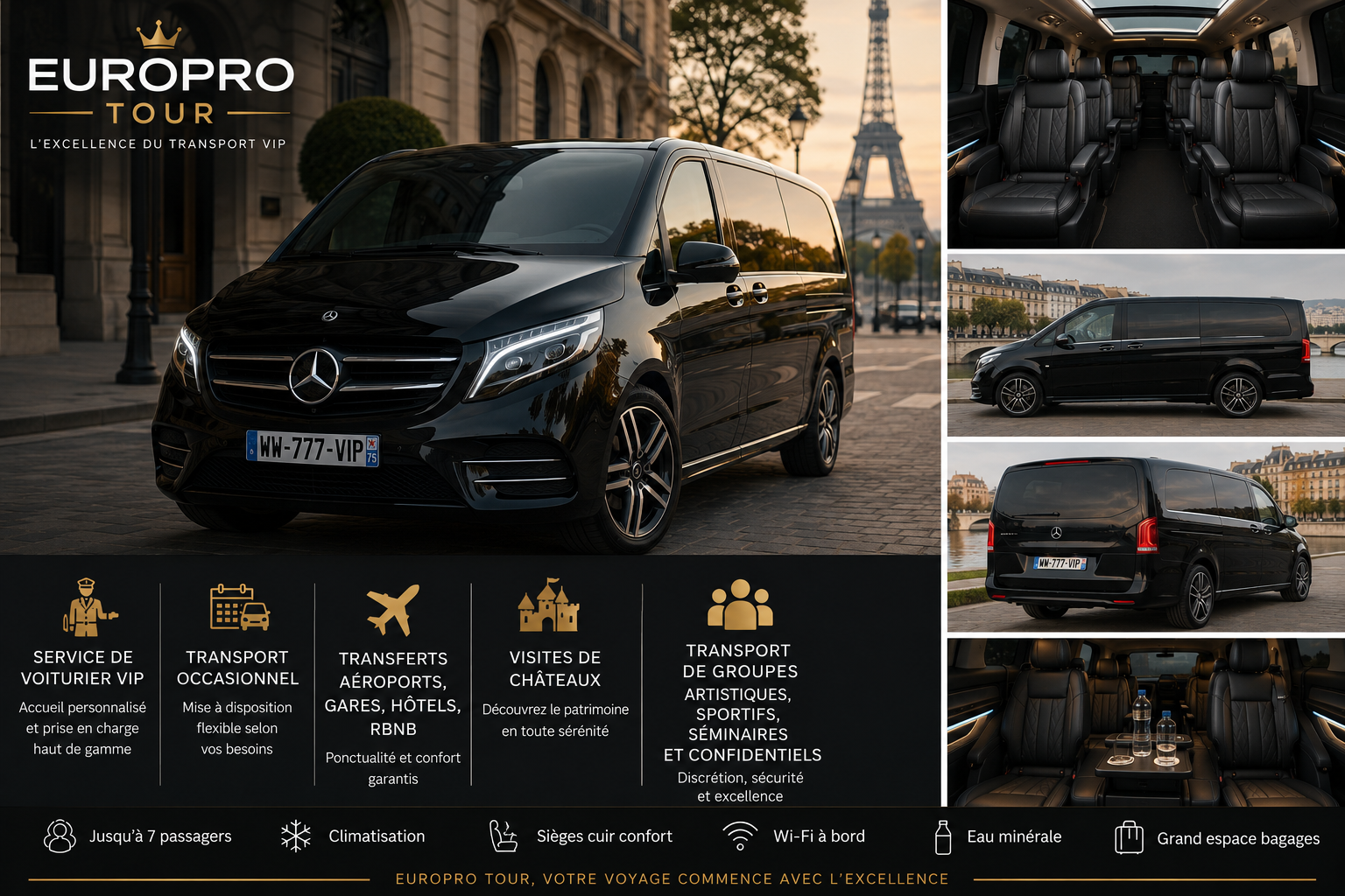 EUROPRO TOUR   L'Excellence du Transport VIP