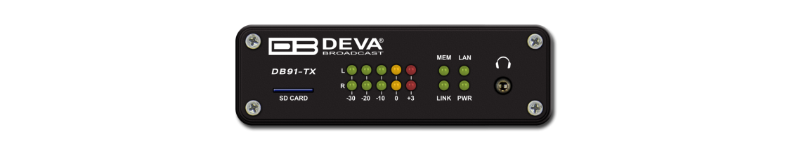 Deva DB91-TX Compact IP Audio Encoder