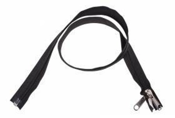Ykk ritsen zwart deelbaar 100cm