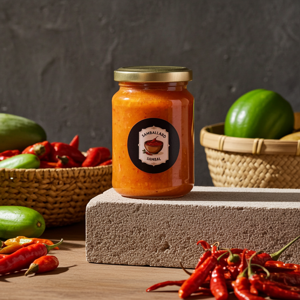 🔥🔥🔥 205 ml Vuur en vlam sambal