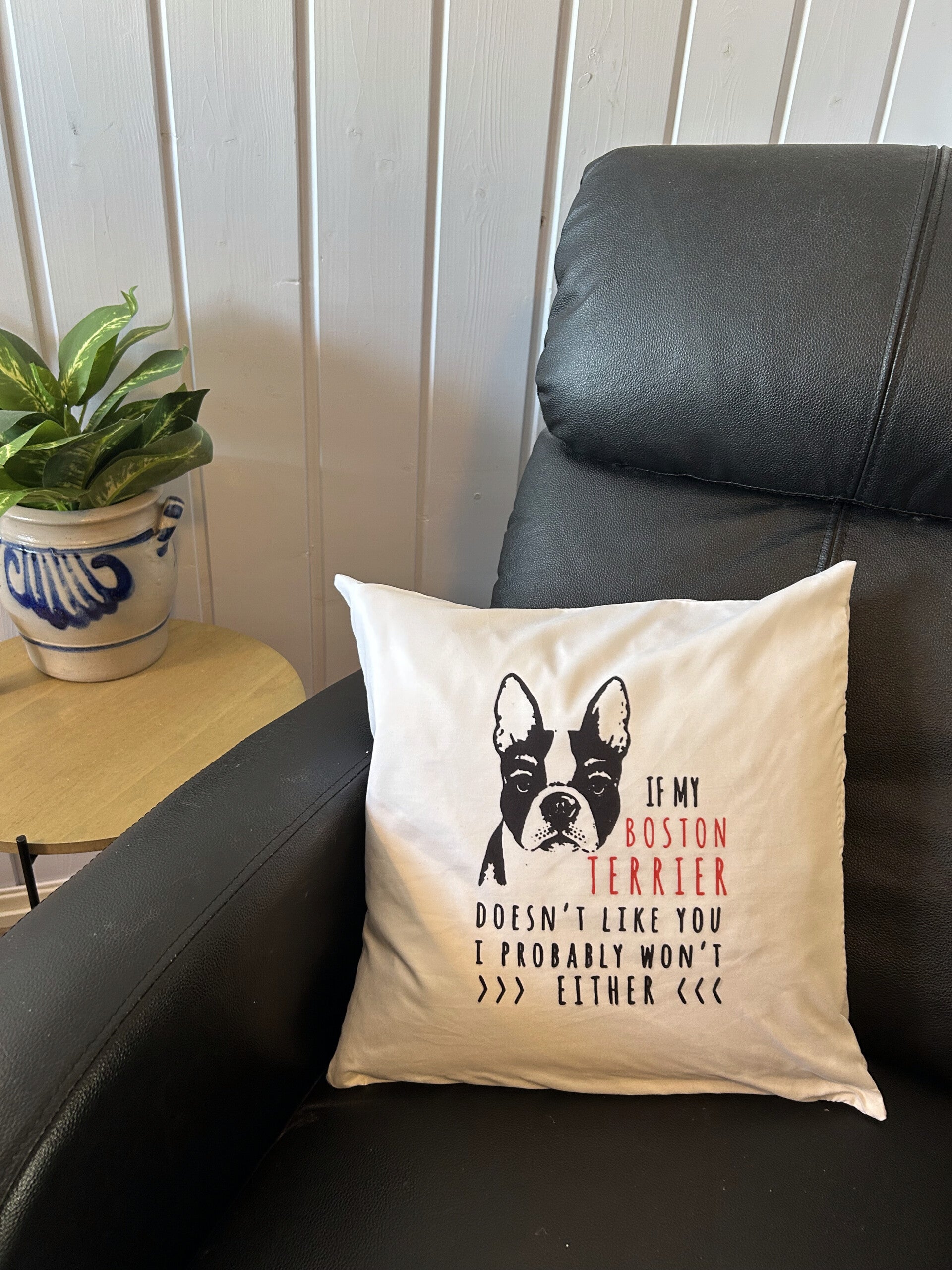 Personlig trekk til pyntepute 40x40cm