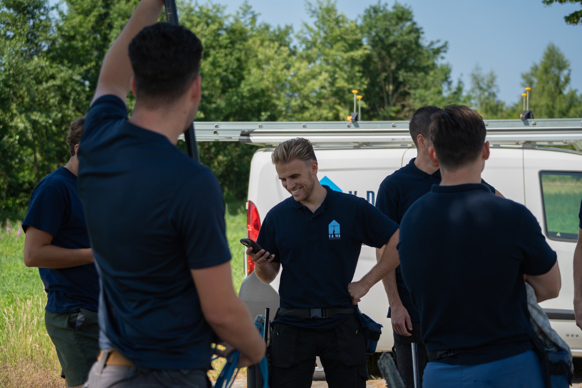 Van de Ven Schoonmaak - teamfoto personeel