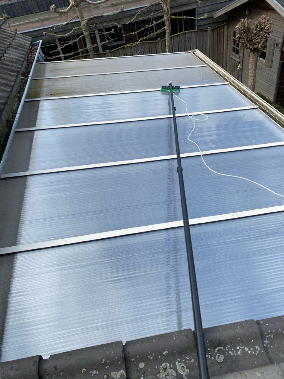 Overkapping reinigen in Veghel