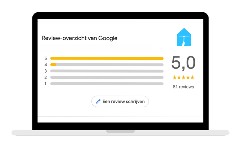 Positieve reviews Van de Ven Schoonmaak