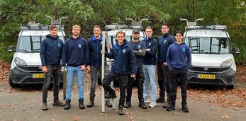 teamfoto van de ven schoonmaak personeel