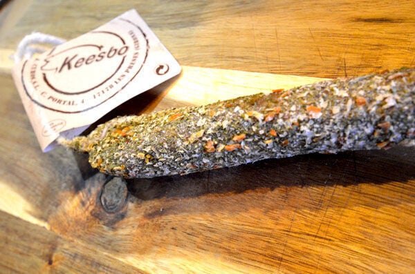 Puten- und Entengemüsewurst (Fuet)