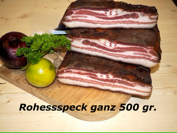 Rohessspeck ganz 500 gr