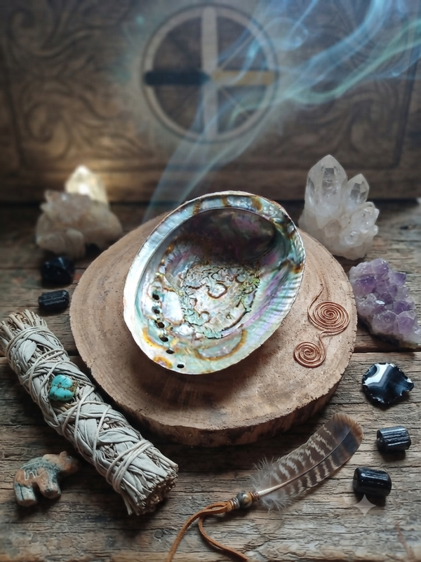 Coquille d'Ormeau Mystique - Rituels & Purification