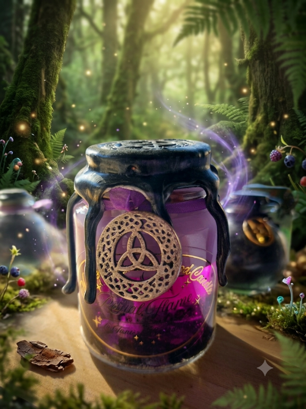 Le Rempart d'Aethelgard – Bougie Rituelle de Haute Protection