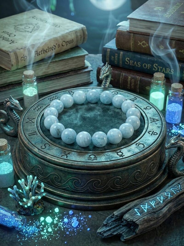 Bracelet en Aigue-Marine - Le Chant des Sirènes