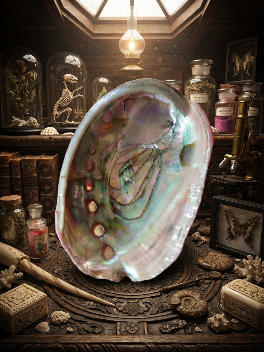 Coquille d'Ormeau Naturelle – 9 x 7 cm (Origine Mexique)