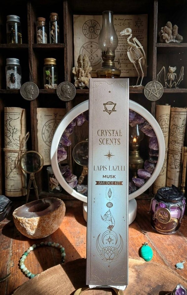 Encens Sacré Lapis-Lazuli & Musc pour l'Intuition et la Sagesse Profonde