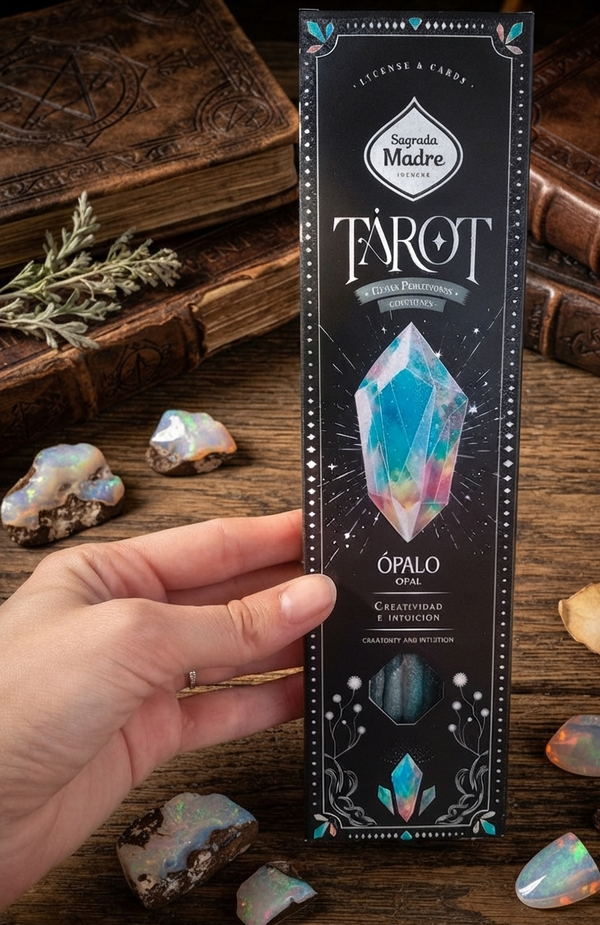 Encens des Visions d’Opale – Sceau d’Inspiration & Créativité (Oliban et Myrrhe)