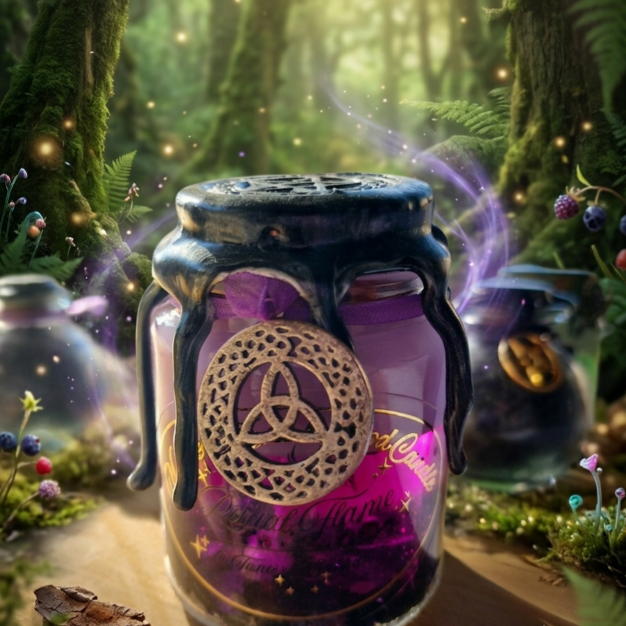Le Rempart d’Aethelgard – Bougie Rituelle de Haute Protection