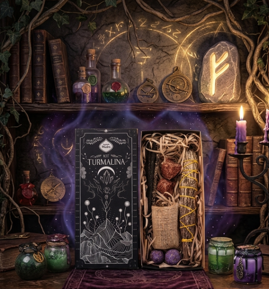 Kit de Fumigation Rituelle "Turmalina" — Coffret de Purification & Ancrage Sagrada Madre