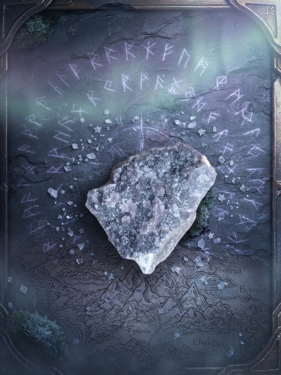 Artefact de Collection - Le "Gisant de Lune" (Lépidolite)