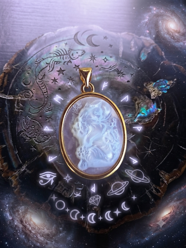 Talisman de Nacre Sauvage et Décoration Cabinet de Curiosités