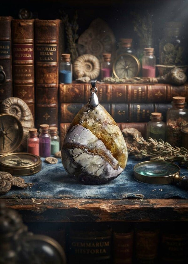 L'Artefact des Portes Intérieures – Pendentif en Tiffany Stone