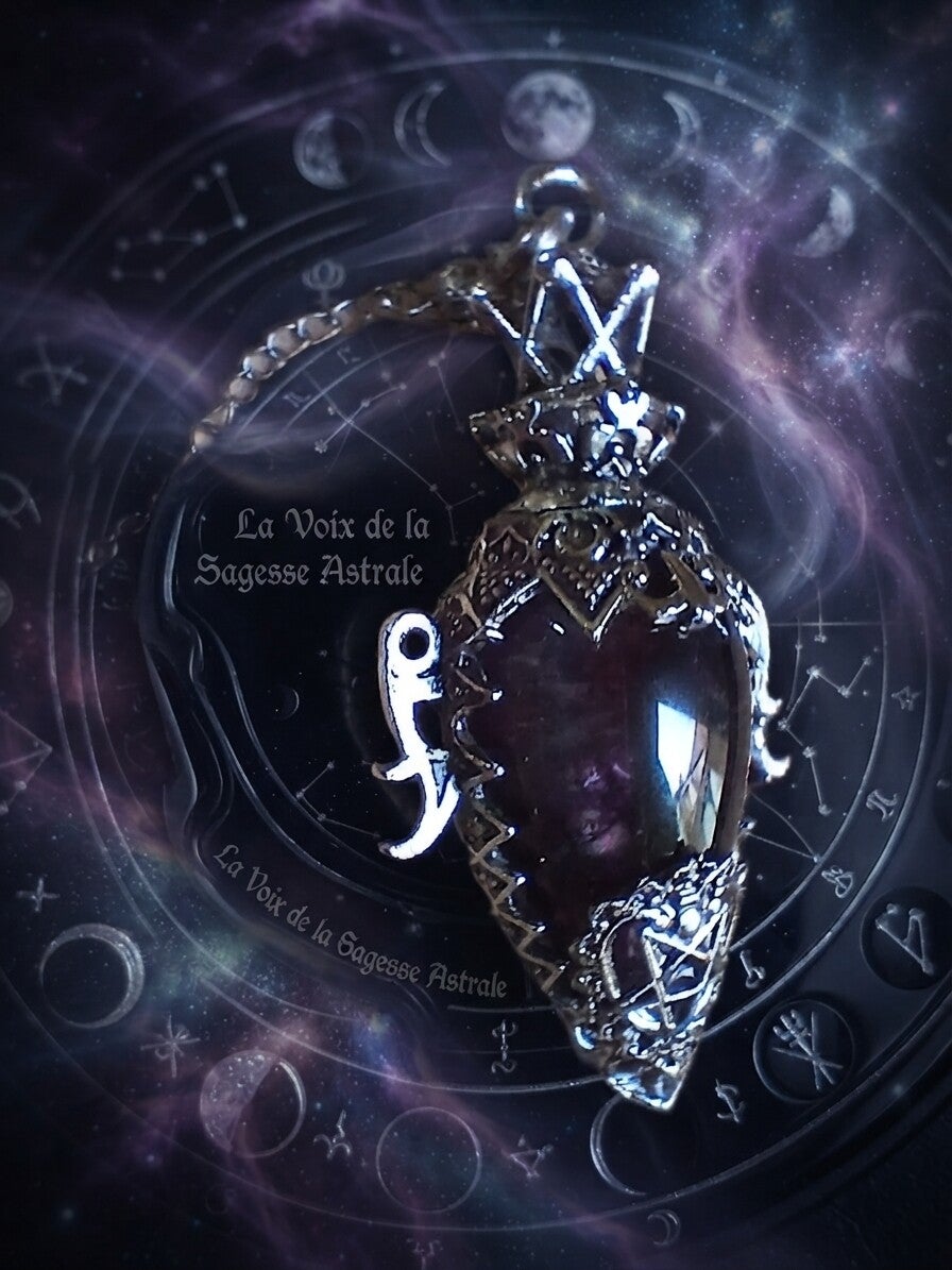 Pendule : La Voix de la Sagesse Astrale, Divination Fluorite