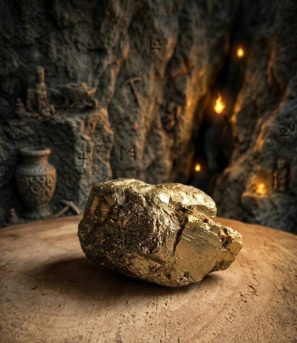 Graine du Soleil — Pyrite Brute d'Abondance (364g)