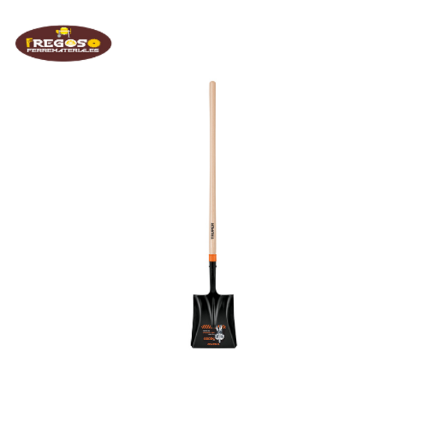 Pala cuadrada T-2000, mango largo 45"